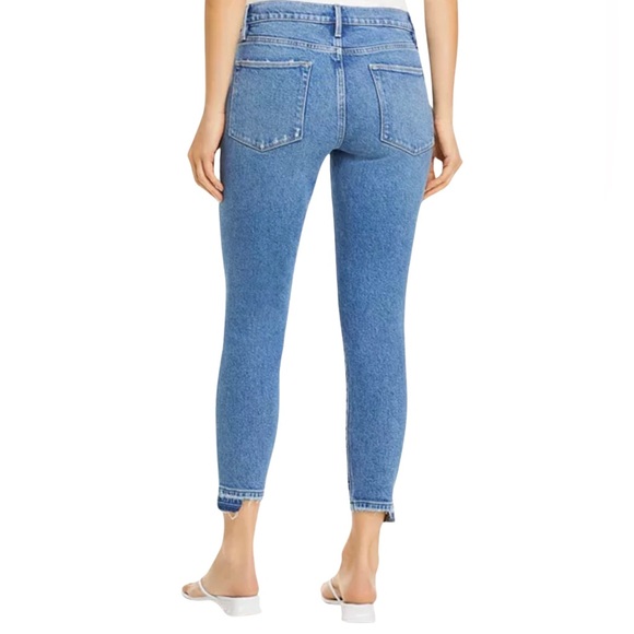FRAME Le High Skinny Crop Jeans, Clarin, Rips Size 27 - Picture 2 of 16